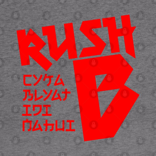 Rush B CYKA BLYAT IDI NAHUI - Red Text - CS|GO by muupandy